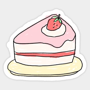 I am here for the cake Sticker